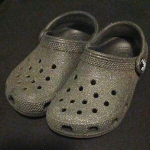 Kids Glitter Crocs